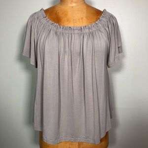 Aritzia Wilfred Sartre off the shoulder top blouse